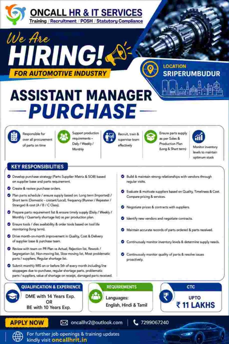 axles asst mgr purchase