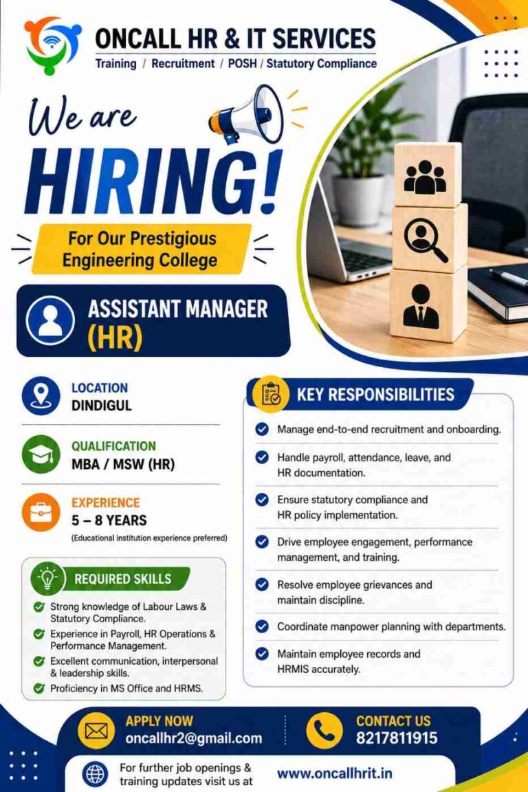 psna asst mgr hr